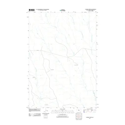 2012 Map of Charlie Creek, 2012 Print