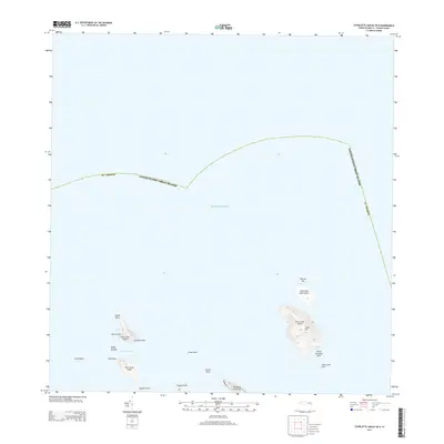 2013 Map of Charlotte Amalie OE N, 2013 Print