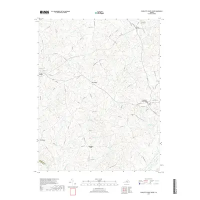 2019 Map of Charlotte Court House, 2019 Print
