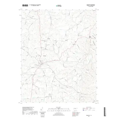 2019 Map of Charlotte, 2019 Print