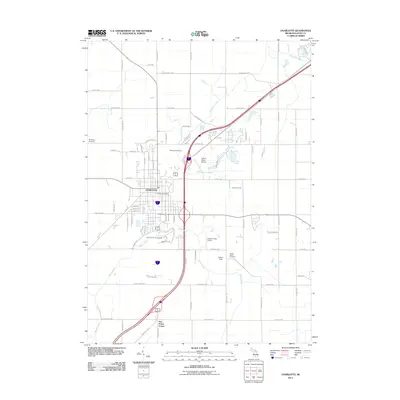 2011 Map of Charlotte, 2011 Print