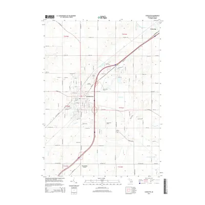 2014 Map of Charlotte, 2014 Print