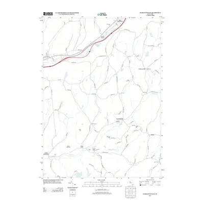 2013 Map of Charlotteville, 2013 Print