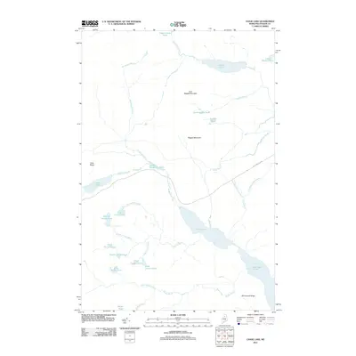 2011 Map of Chase Lake, 2011 Print