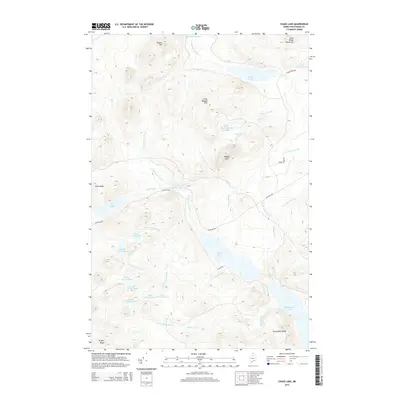 2014 Map of Chase Lake, 2014 Print