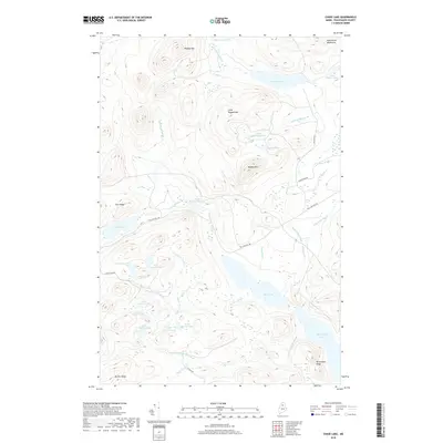 2018 Map of Chase Lake, 2018 Print