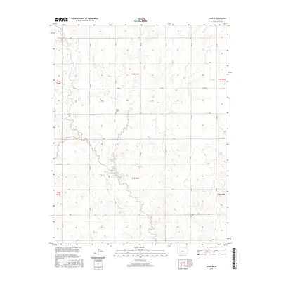 2015 Map of Chase NE, 2015 Print