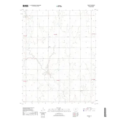 2018 Map of Chase NE, 2018 Print