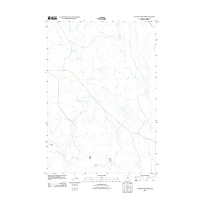 2012 Map of Chasing Hawk Draw, 2012 Print