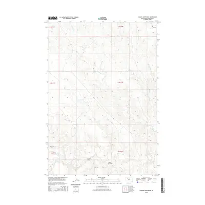 2015 Map of Chasing Hawk Draw, 2015 Print