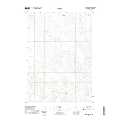 2017 Map of Chasing Hawk Draw, 2017 Print