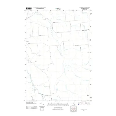 2013 Map of Chasm Falls, 2013 Print