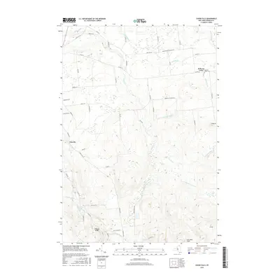 2016 Map of Chasm Falls, 2016 Print