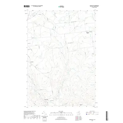 2019 Map of Chasm Falls, 2019 Print