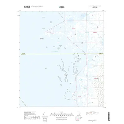 2018 Map of Chassahowitzka Bay, 2018 Print