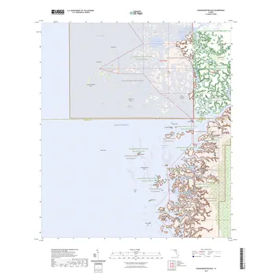 2024 Map of Chassahowitzka Bay, 2024 Print