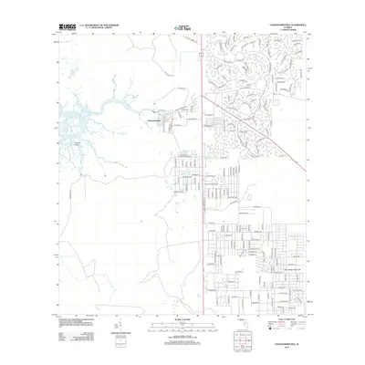 2012 Map of Chassahowitzka, 2012 Print