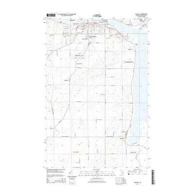 2014 Map of Chassell, 2014 Print