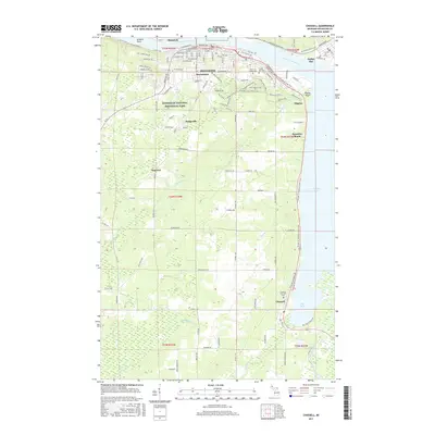 2017 Map of Chassell, 2017 Print