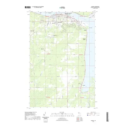 2019 Map of Chassell, 2019 Print