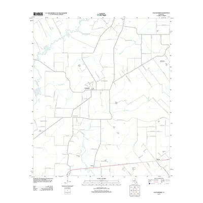 2012 Map of Chataignier, 2012 Print
