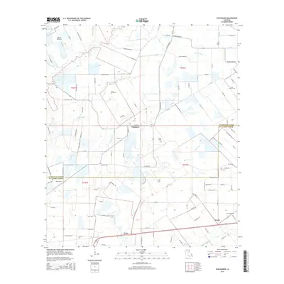 2015 Map of Chataignier, 2015 Print