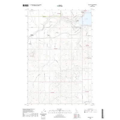 2020 Map of Chatcolet, 2020 Print
