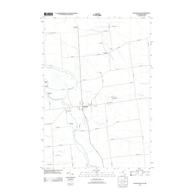 2013 Map of Chateaugay, 2013 Print