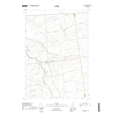 2019 Map of Chateaugay, 2019 Print