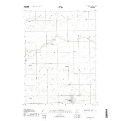 2018 Map of Chatsworth North, 2018 Print
