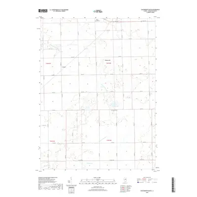 2018 Map of Chatsworth South, 2018 Print