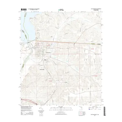 2015 Map of Chattahoochee, 2015 Print