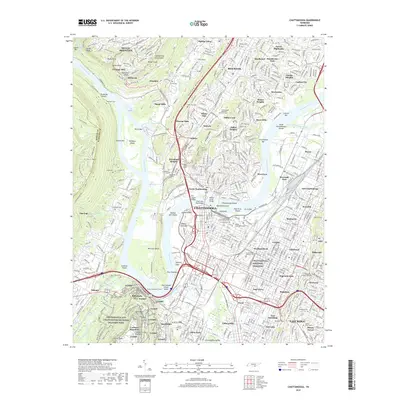 2019 Map of Chattanooga, 2019 Print