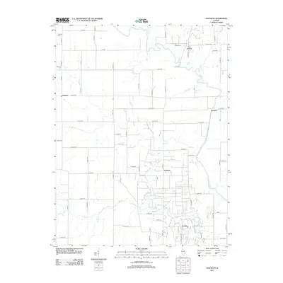 2012 Map of Chauncey, 2012 Print