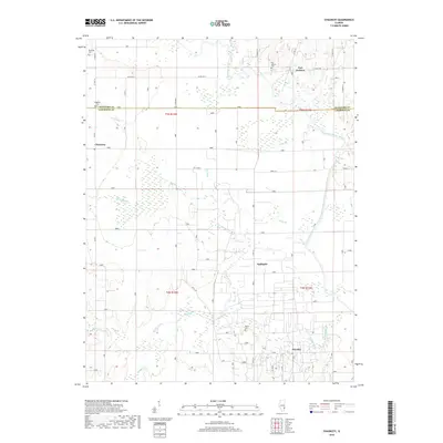 2018 Map of Chauncey, 2018 Print