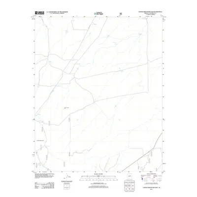 2011 Map of Chavez Mountain East, 2011 Print