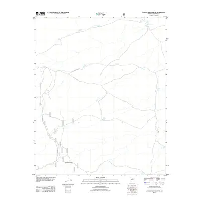 2011 Map of Chavez Mountain NW, 2011 Print