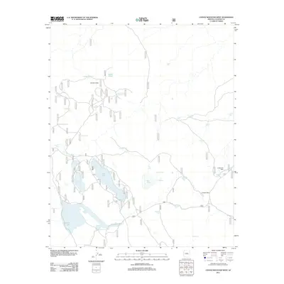 2011 Map of Chavez Mountain West, 2011 Print