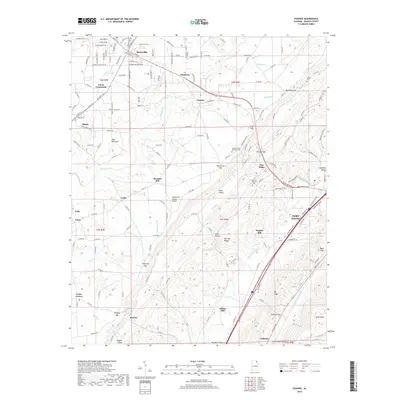 2018 Map of Chavies, 2018 Print