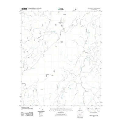 2011 Map of Cheaha Mountain, 2011 Print
