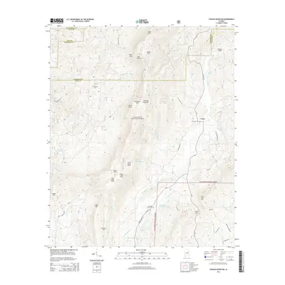 2014 Map of Cheaha Mountain, 2014 Print