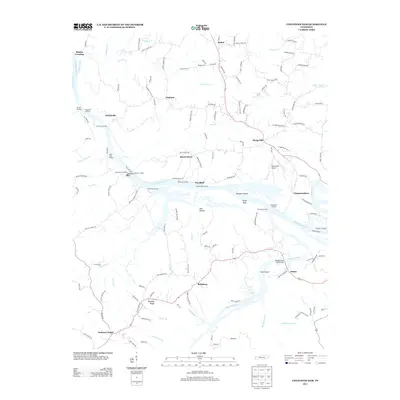 2013 Map of Cheatham Dam, 2013 Print