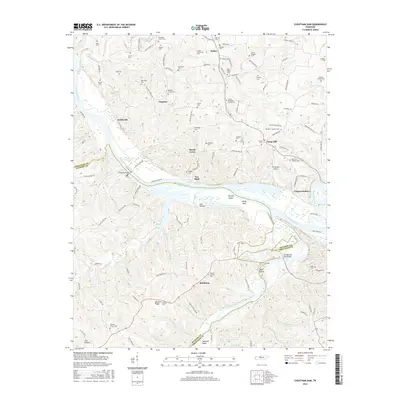 2016 Map of Cheatham Dam, 2016 Print
