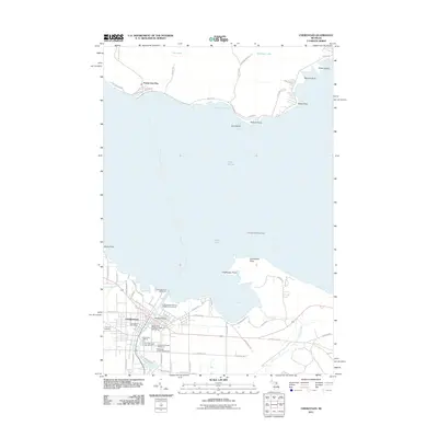 2011 Map of Cheboygan, 2011 Print