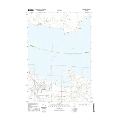 2017 Map of Cheboygan, 2017 Print