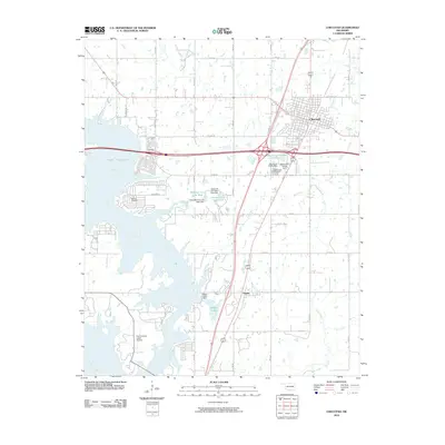 2010 Map of Checotah, 2010 Print