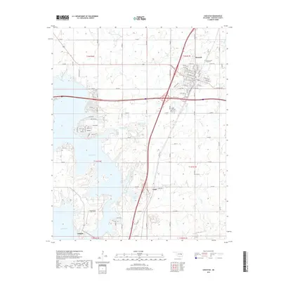 2018 Map of Checotah, 2018 Print