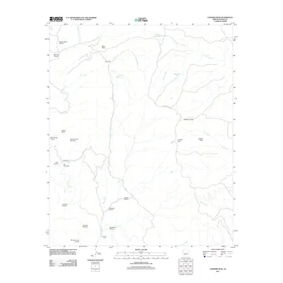 2011 Map of Chediski Peak, 2011 Print