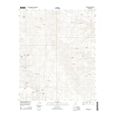 2014 Map of Chediski Peak, 2014 Print