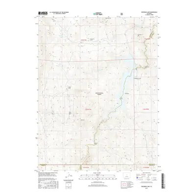 2016 Map of Cheesman Lake, 2016 Print